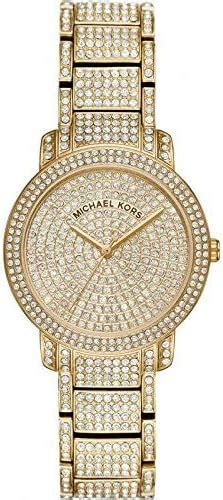 Michael Kors Women's Gold Tone Pave Glitz Watch MK6458